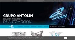 Desktop Screenshot of grupoantolin.com